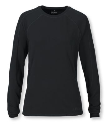 photo: L.L.Bean Power Dry Stretch Base Layer, Midweight Long-Sleeve Crew base layer top