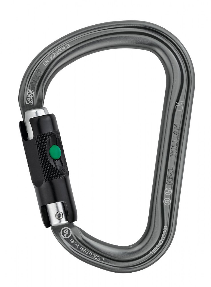 photo: Petzl William Ball-Lock locking carabiner