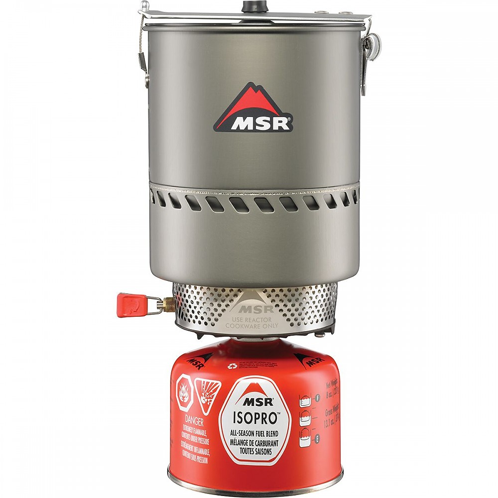 photo: MSR Reactor Stove System compressed fuel canister stove