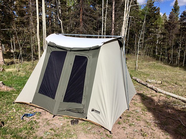 Kodiak Canvas 10x10 Flex-Bow Canvas Tent Deluxe Reviews - Trailspace