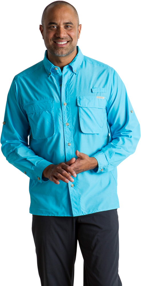 photo: ExOfficio Air Strip Lite Long Sleeve Shirt hiking shirt
