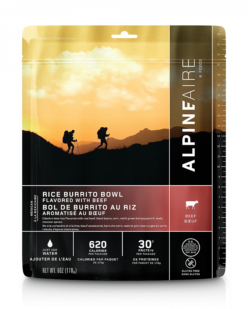 photo: AlpineAire Rice Burrito Bowl with Beef meat entrée