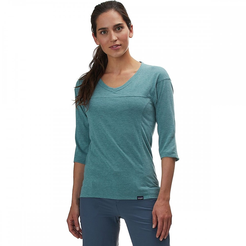 photo: Patagonia Women's Nine Trails Bike Jersey long sleeve performance top