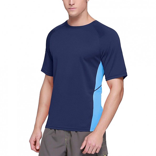Baleaf Short Sleeve Sun Protection Rashguard Swim Shirt UPF 50+