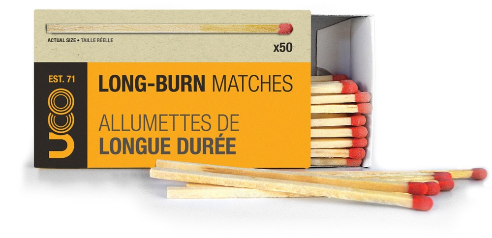 photo: UCO Long-Burn Matches fire starter
