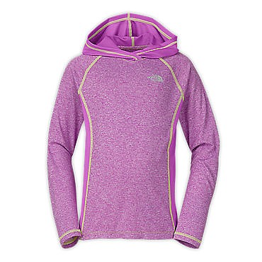 photo: The North Face Girls' Reactor Hoodie long sleeve performance top