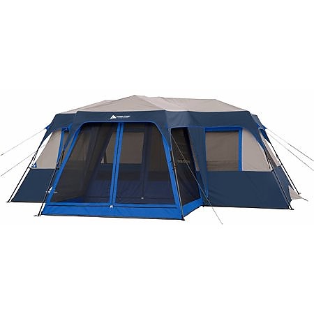 photo: Ozark Trail 12-Person Instant Cabin Tent with Screen Room tent/shelter
