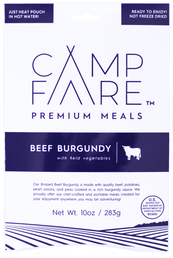 photo: CampFare Beef Burgundy with Field Vegetables meat entrée