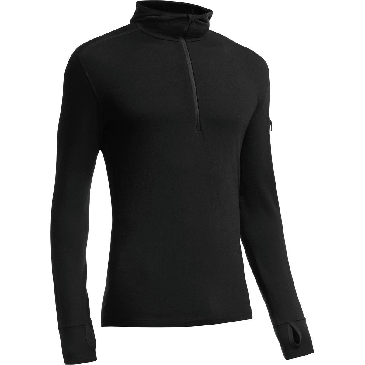 photo: Icebreaker Compass Long Sleeve Half Zip Hood long sleeve performance top