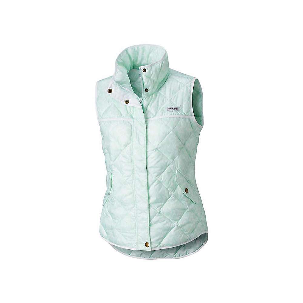 photo: Columbia Harborside Diamond Quilted Vest synthetic insulated vest