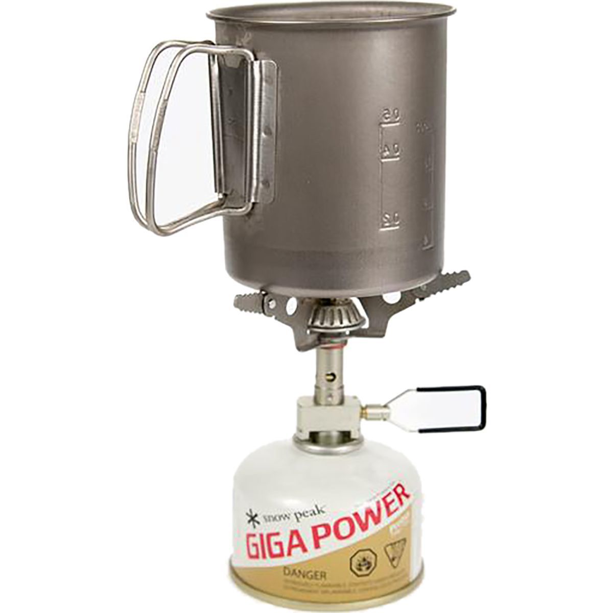 photo: Snow Peak LiteMax Titanium compressed fuel canister stove