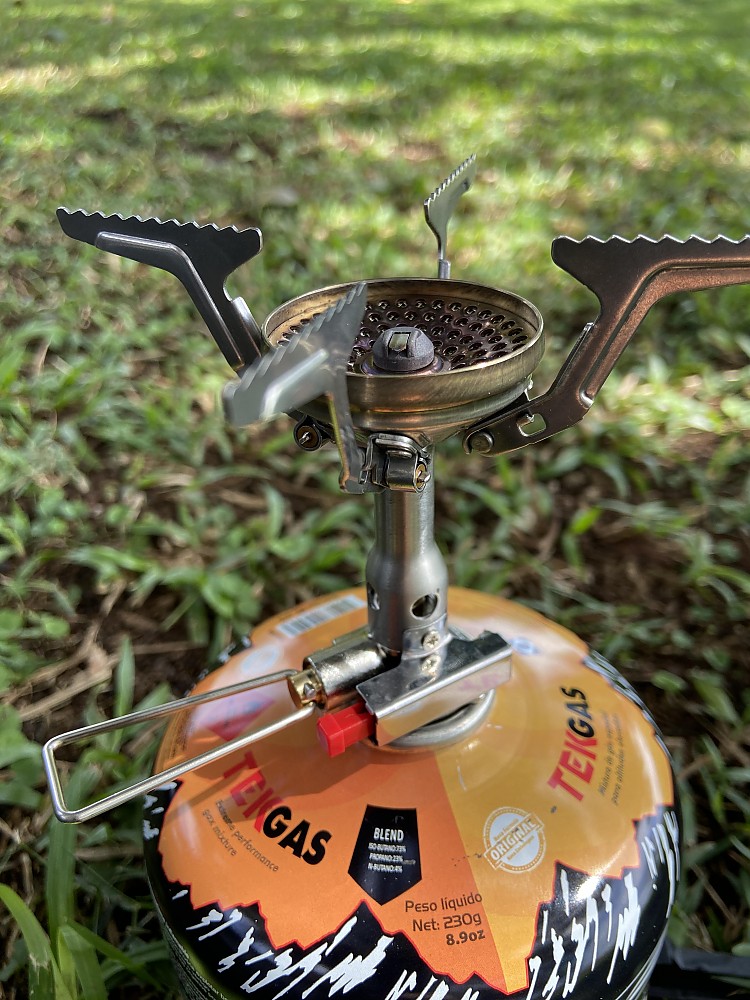 photo: Soto Amicus with Igniter compressed fuel canister stove