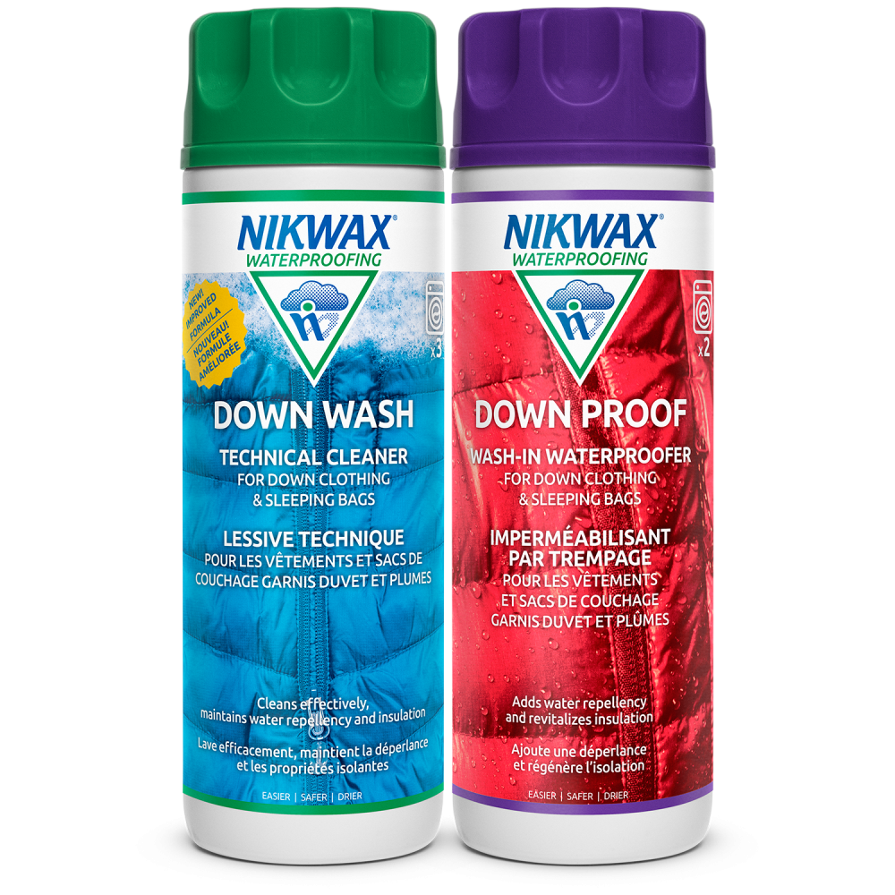 photo: Nikwax Down Wash down cleaner/treatment