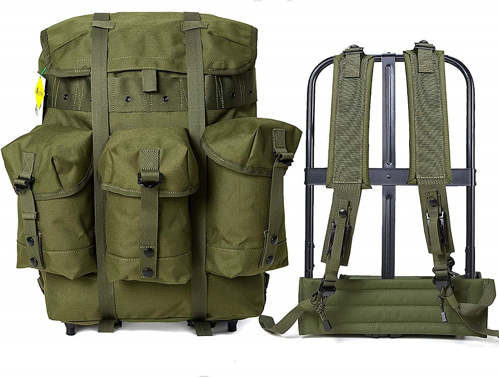 photo: U.S. Military ALICE Pack external frame backpack