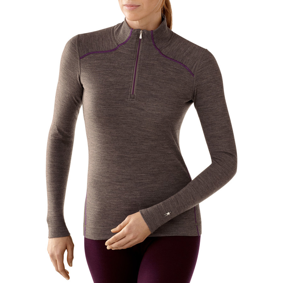photo: Smartwool Women's Midweight Zip T base layer top