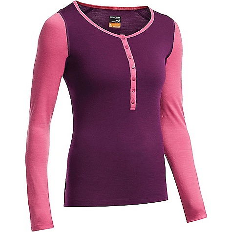 photo: Icebreaker Oasis Long Sleeve Henley base layer top