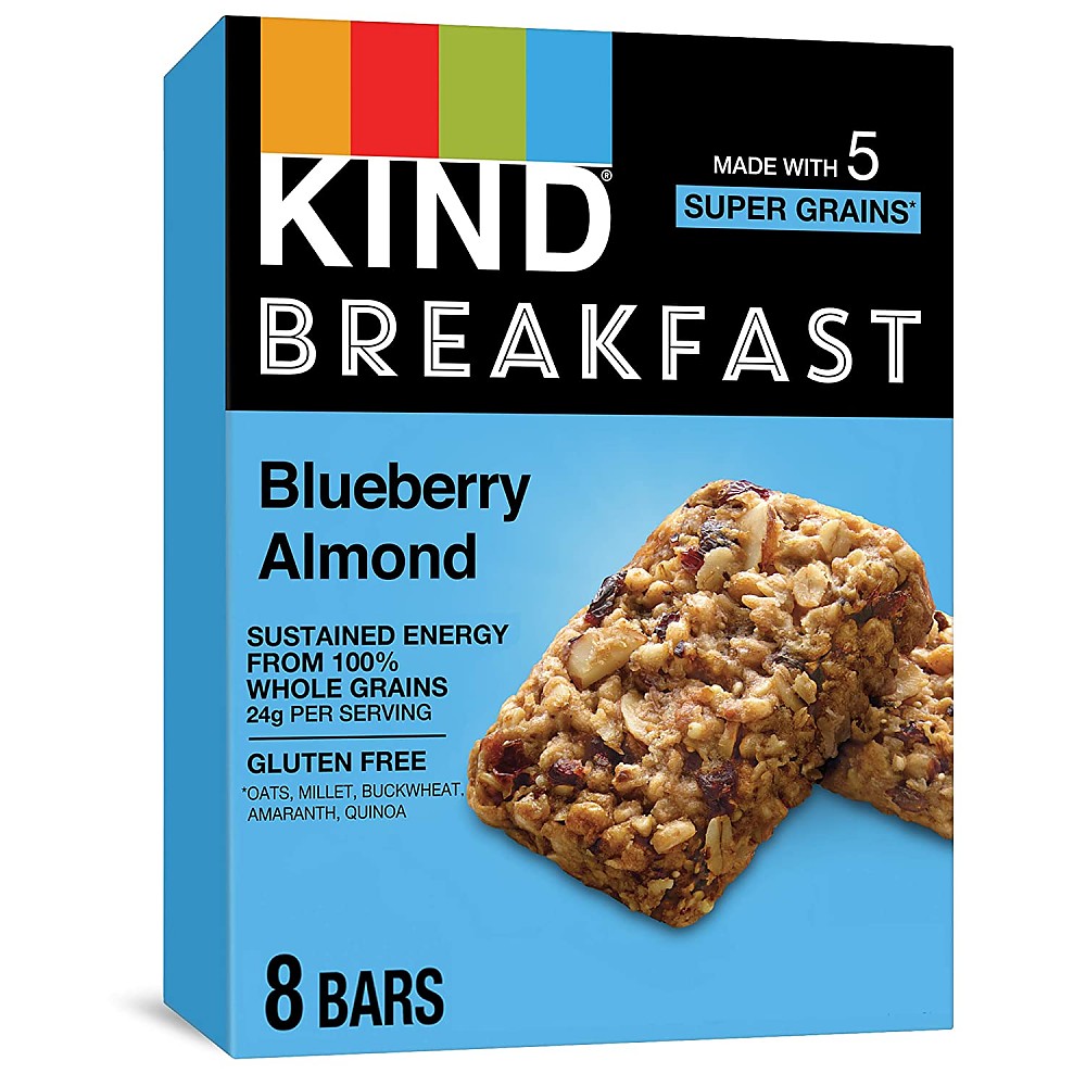 photo: Kind Blueberry Almond Breakfast Bar nutrition bar