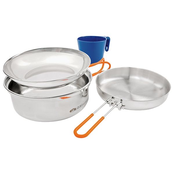 photo: GSI Outdoors Glacier Stainless Steel Mess Kit pot/pan