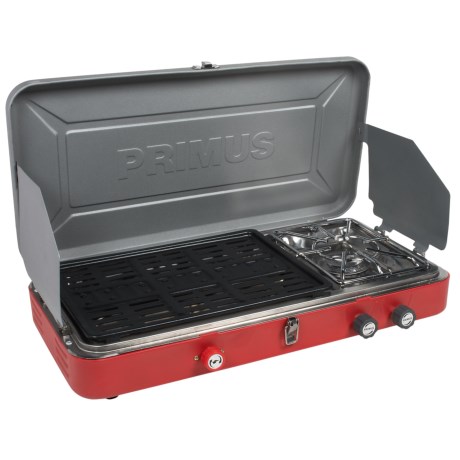 camping stove double burner grill
