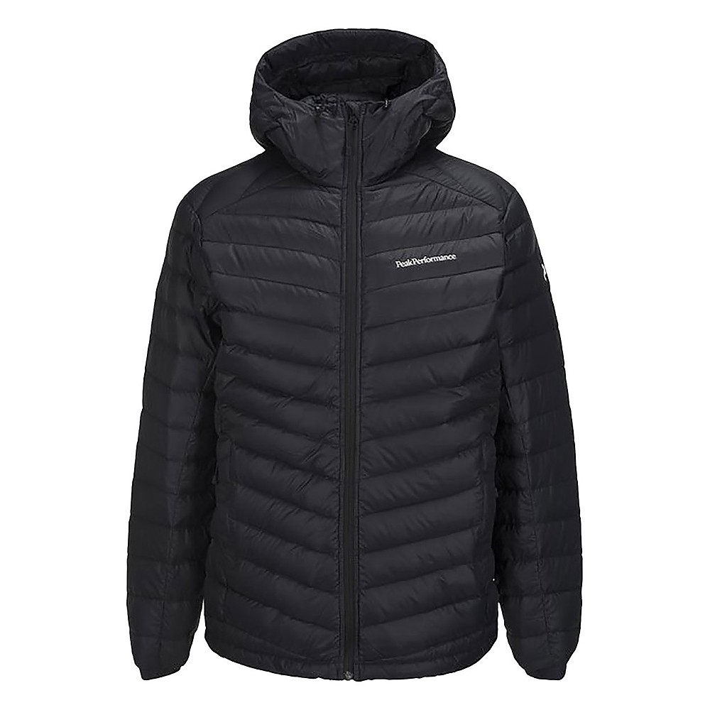 photo: Peak Performance Frost Down Long Hooded Jacket down insulated jacket