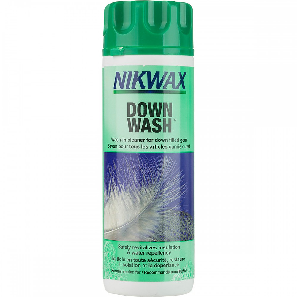 photo: Nikwax Down Wash down cleaner/treatment