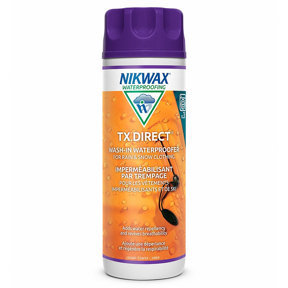 photo: Nikwax TX.Direct Spray-On fabric cleaner/treatment