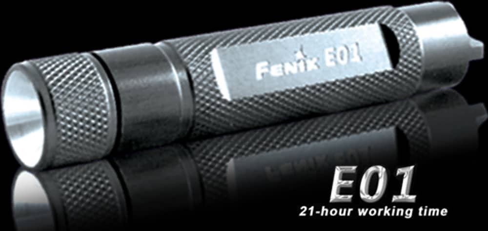 photo: Fenix E01 LED flashlight