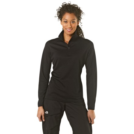 photo: REI Women's Midweight Polartec Power Dry Zip-T base layer top