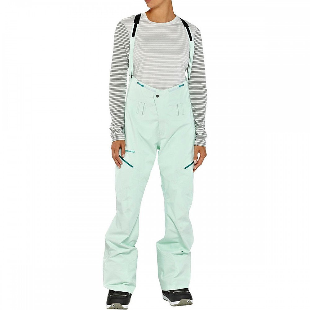 photo: Patagonia Women's PowSlayer Bibs snowsport pant