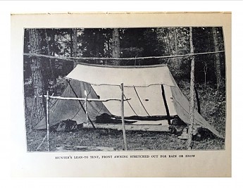 Tarp lean to Tarp lean to