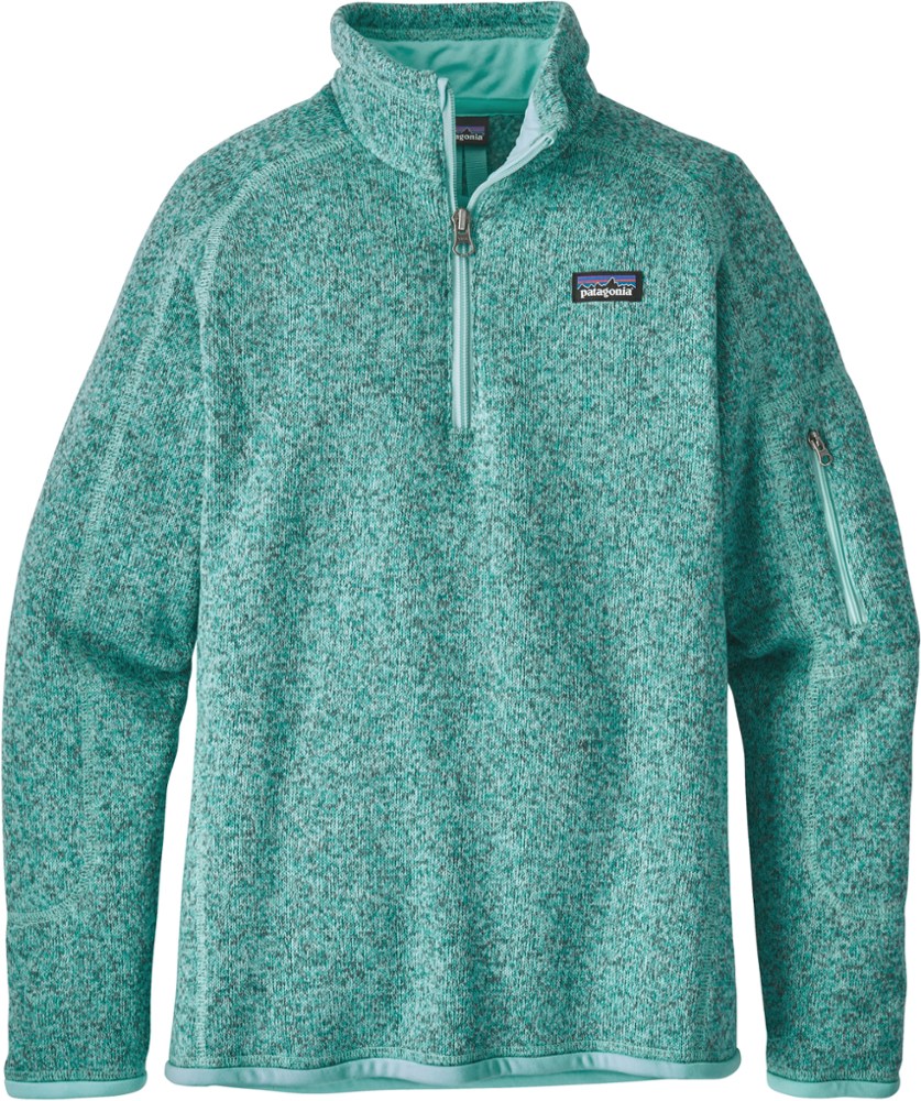 photo: Patagonia Girls' Better Sweater 1/4-Zip fleece top