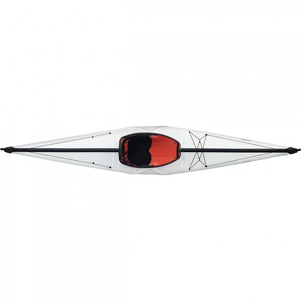 photo of a folding kayak