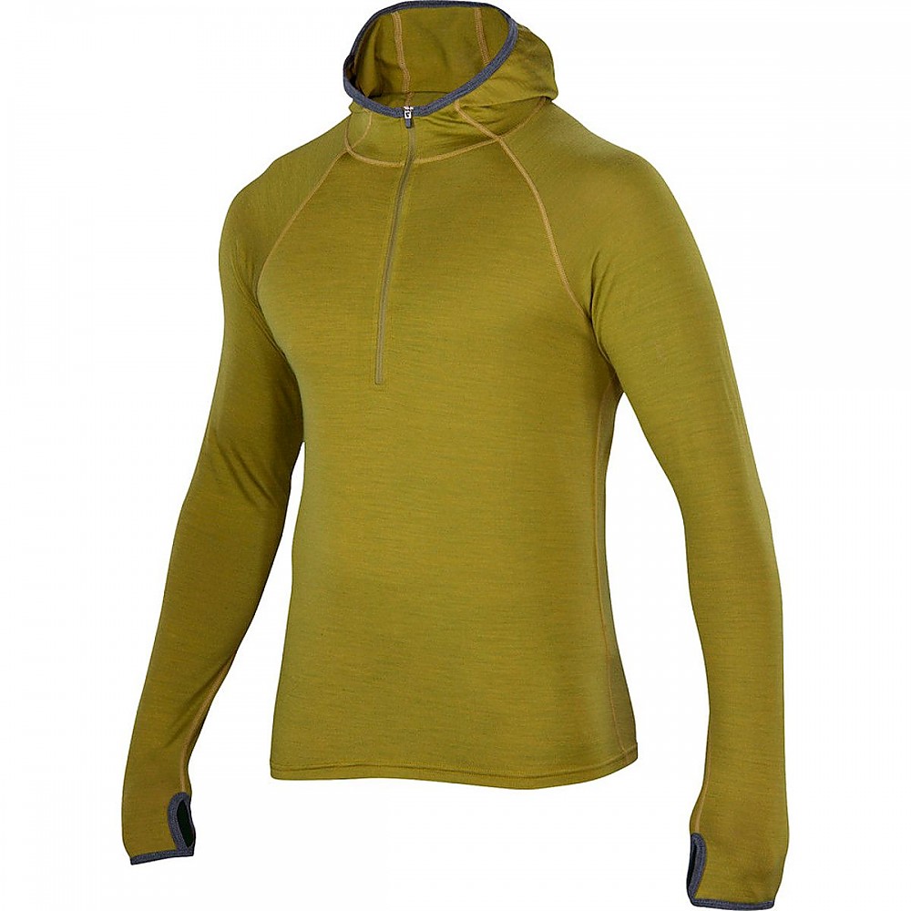 photo: Ibex Indie Hoodie long sleeve performance top