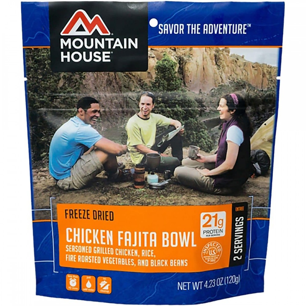 photo: Mountain House Chicken Fajita Bowl meat entrée