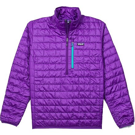 photo: Patagonia Nano Puff Pullover synthetic insulated jacket