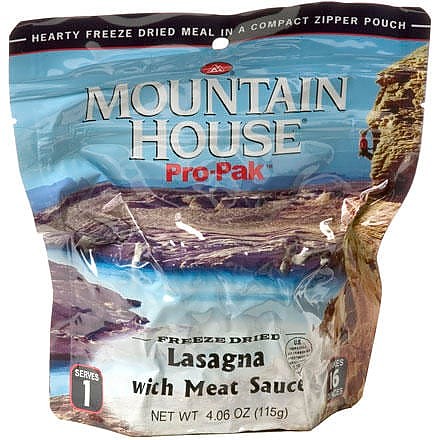 photo: Mountain House Lasagna with Meat Sauce meat entrée
