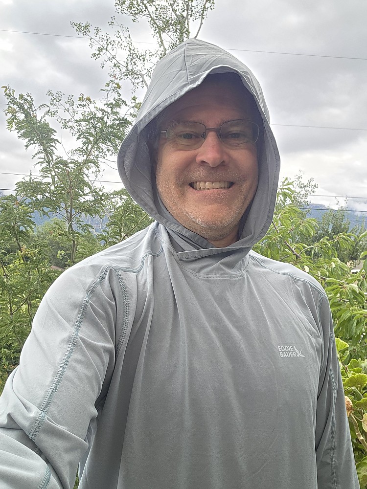 photo: Eddie Bauer Solarfoil UPF Pullover Hoodie long sleeve performance top