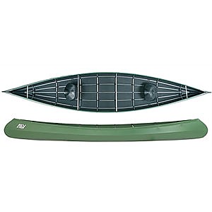 photo of a folding canoe