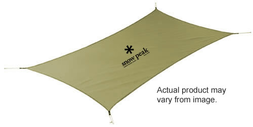 photo: Snow Peak Penta Ease Ground Sheet footprint