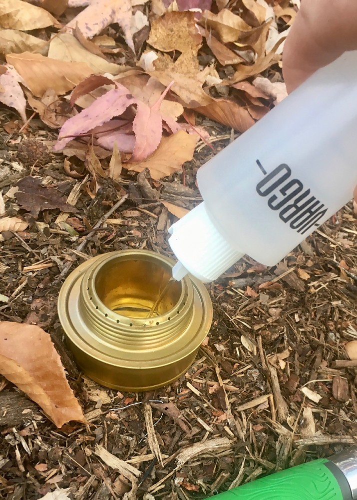 Bouteille Carburant Vargo HDPE 251 Ml - Pour Alcool Dénaturé, Remplissage Facile