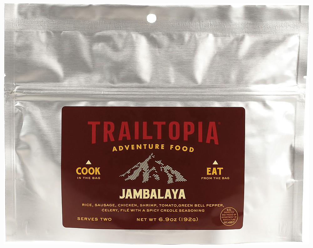 photo: Trailtopia Jambalaya meat entrée