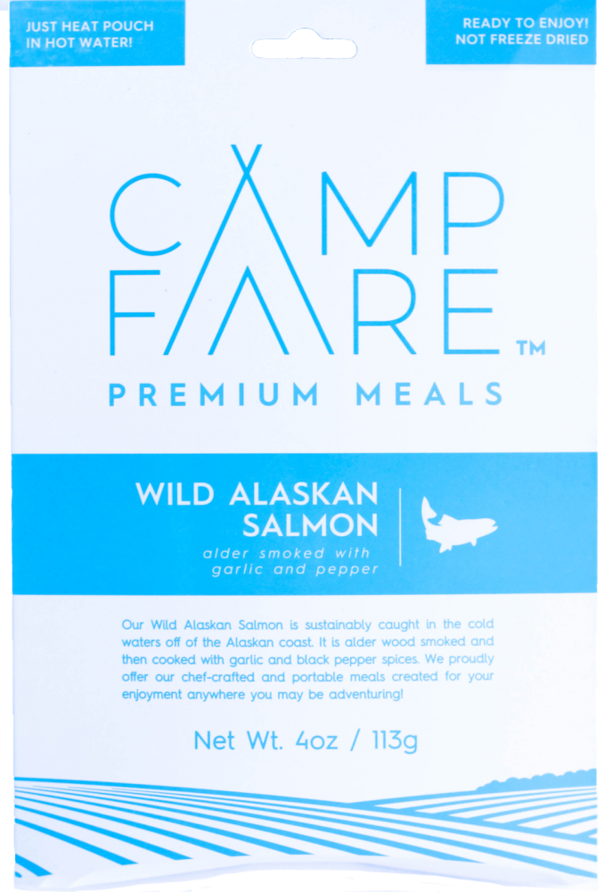 photo: CampFare Wild Alaskan Salmon meat entrée