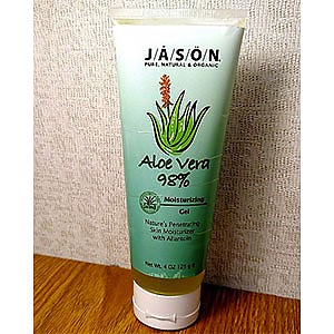 photo:   Jason Aloe Vera 98% Moisturizing Gel first aid/hygiene product