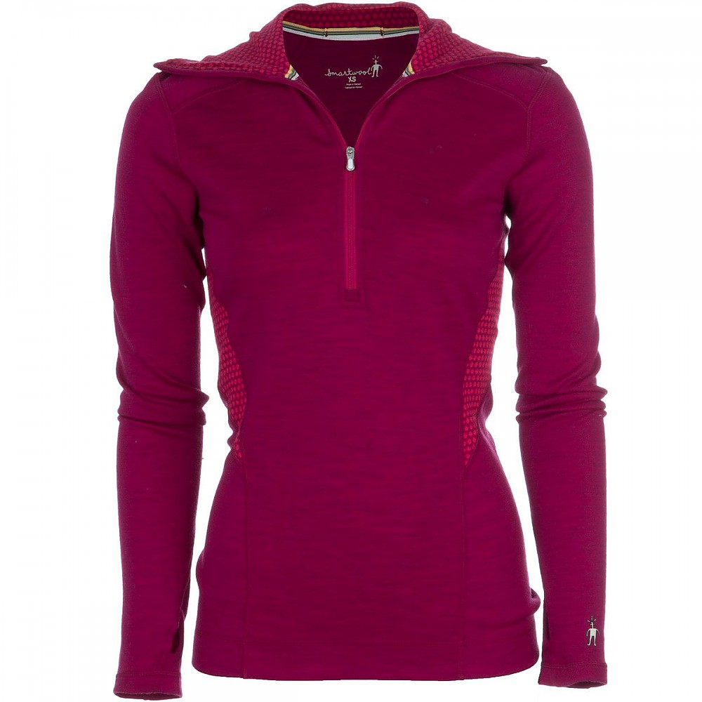 photo: Smartwool Women's Midweight Funnel Zip base layer top