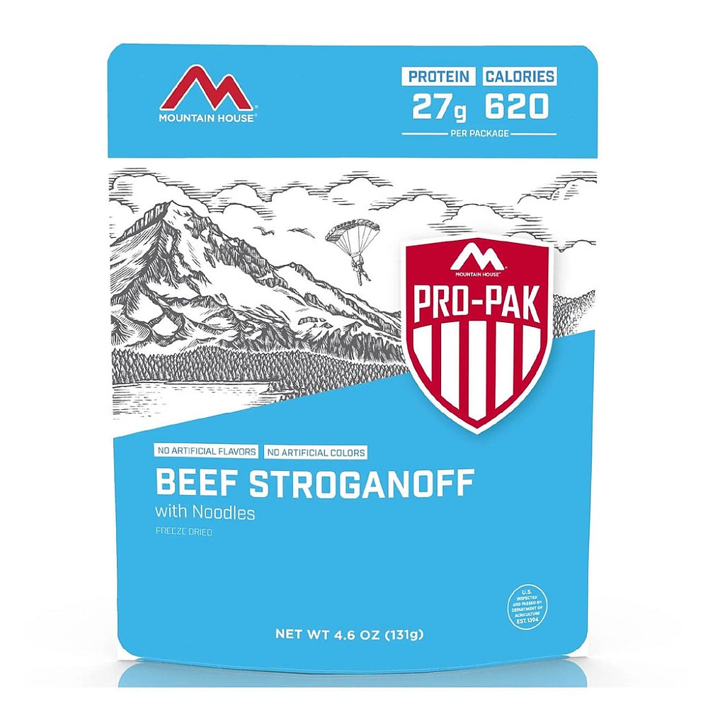 photo: Mountain House Beef Stroganoff with Noodles meat entrée