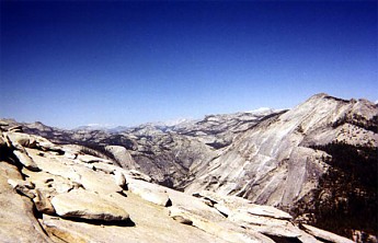 On-top-of-Half-Dome-looking-east-Clouds-