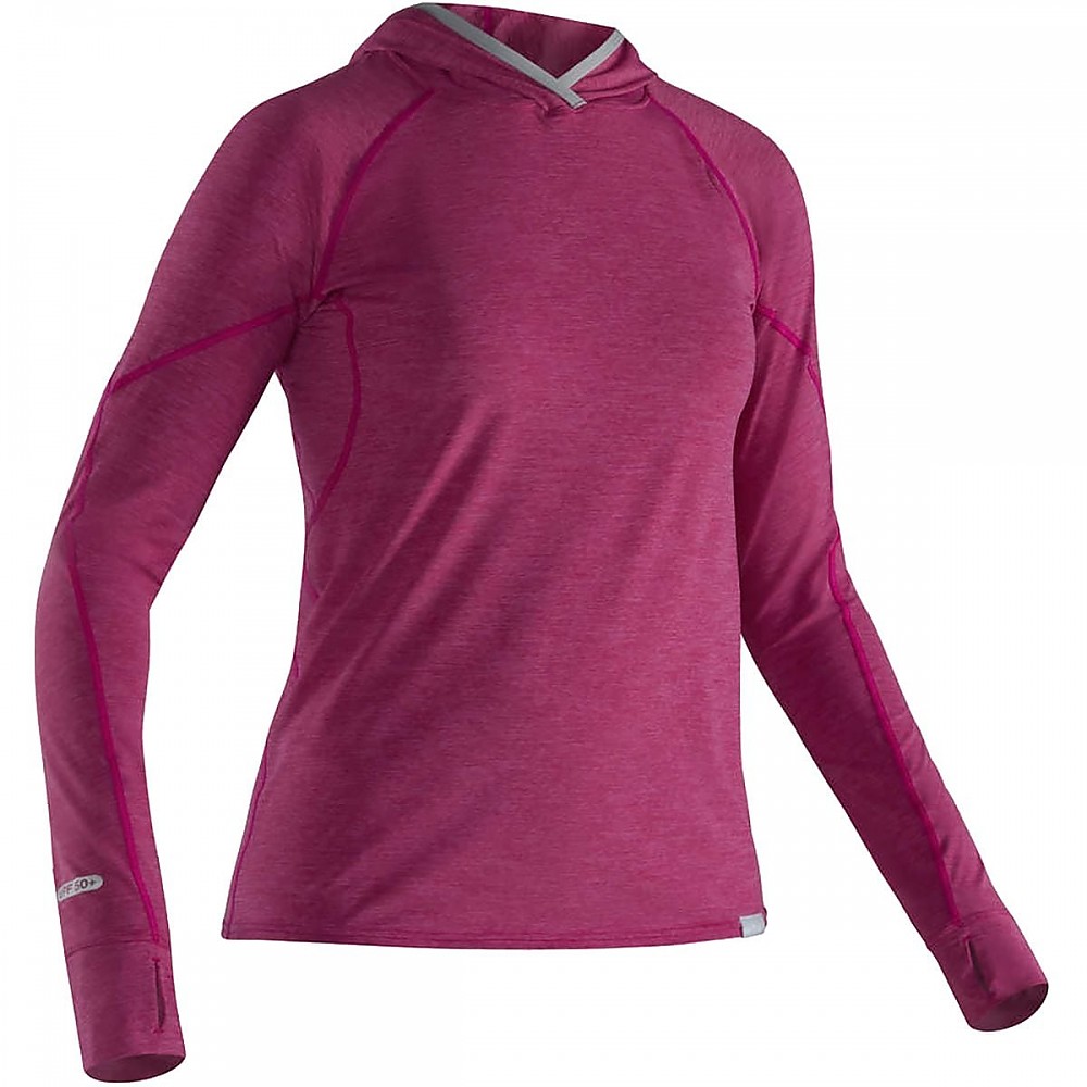 photo: NRS Women's H2Core Silkweight Hoodie long sleeve paddling shirt