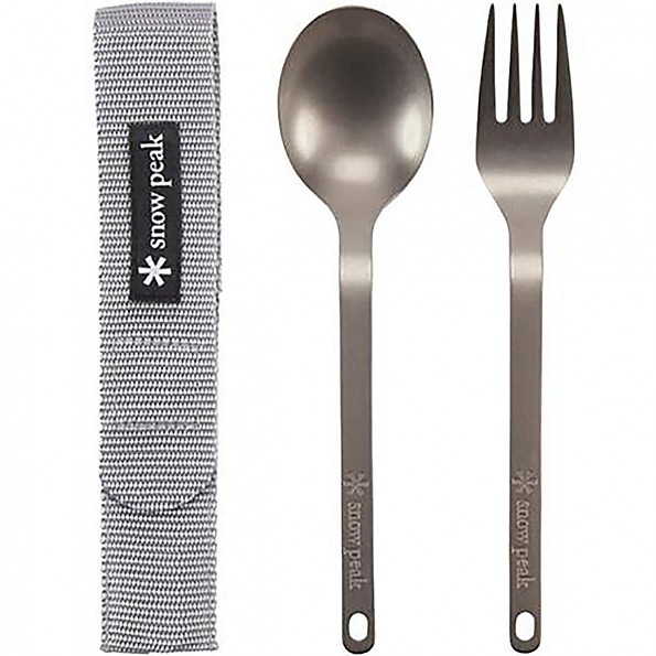 Snow Peak Titanium Fork & Spoon Set