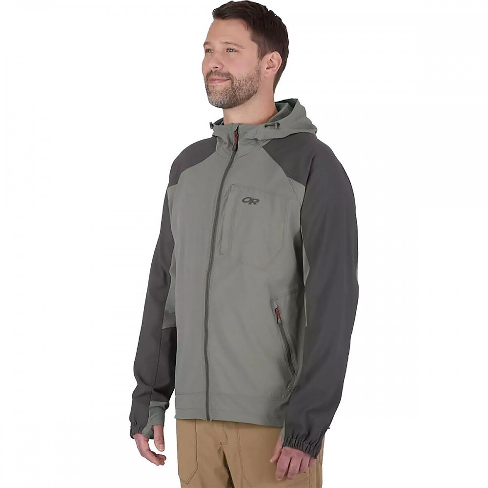 photo: Outdoor Research Ferrosi Hoodie soft shell jacket