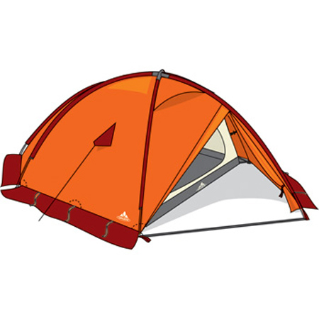 photo: VauDe Space K2 four-season tent